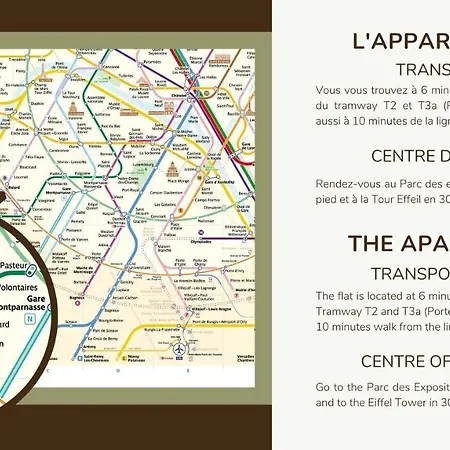 Appart-4Pers-1chambre-Parc des Expositions-Paris15 *
